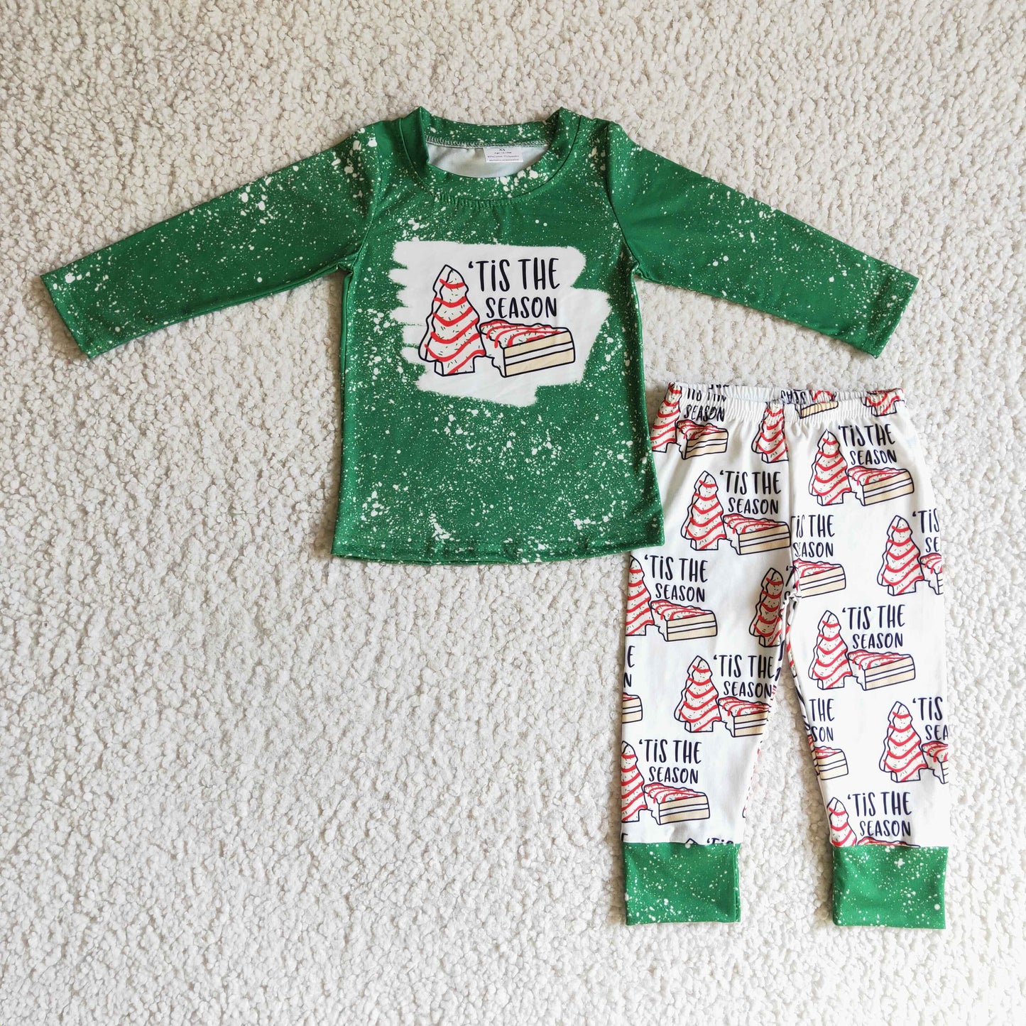RTS NO MOQ ETA 5/7days arrived BLP0094 Kids Christmas Clothing Boys Long Sleeve Top And Long Pants Pajamas
