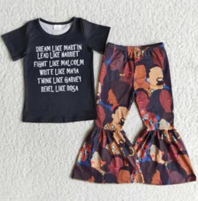 black  top with bell pants outfits