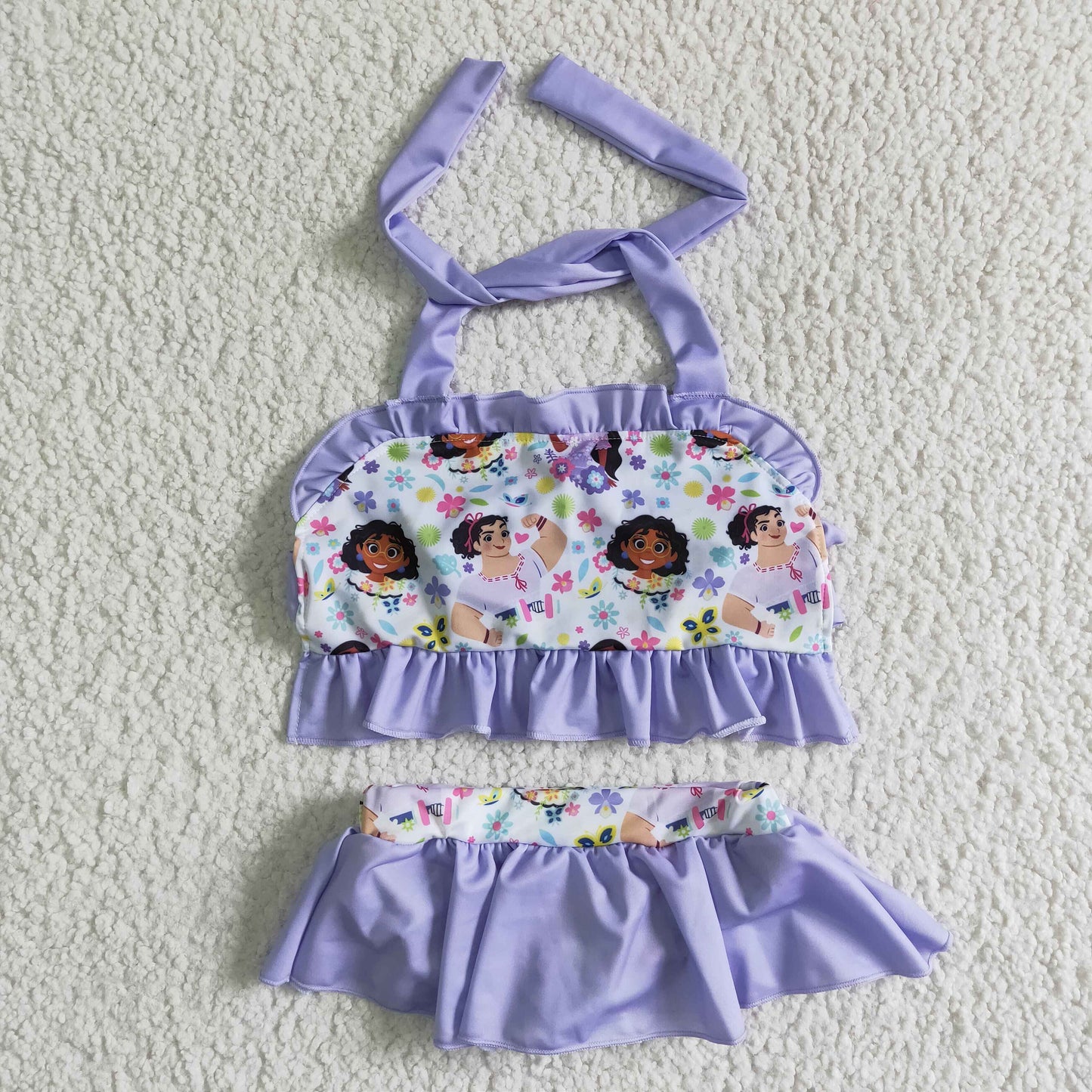 swim purple girls ready to ship