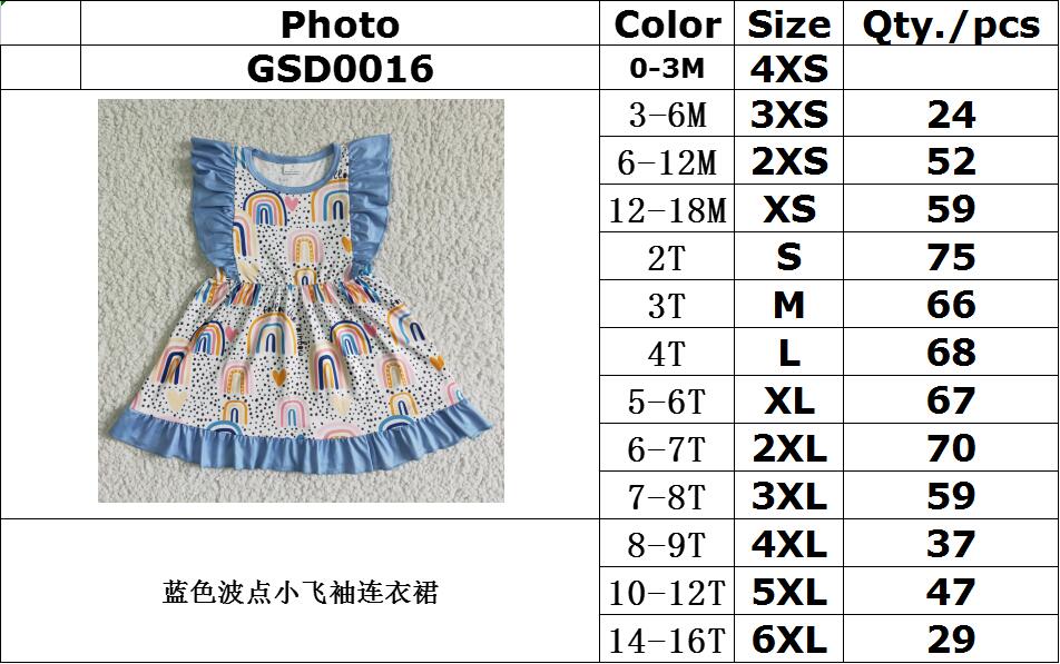 rainbow summer dress