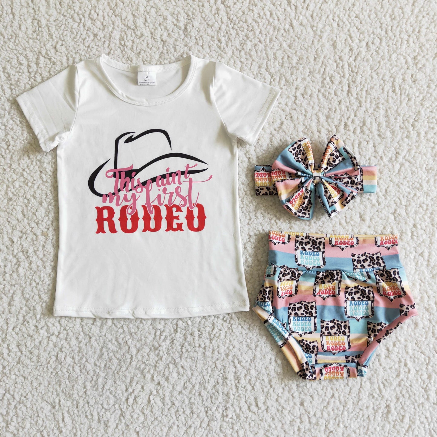 RODEO BUMMINES SETS WITH BOW  3 PICS