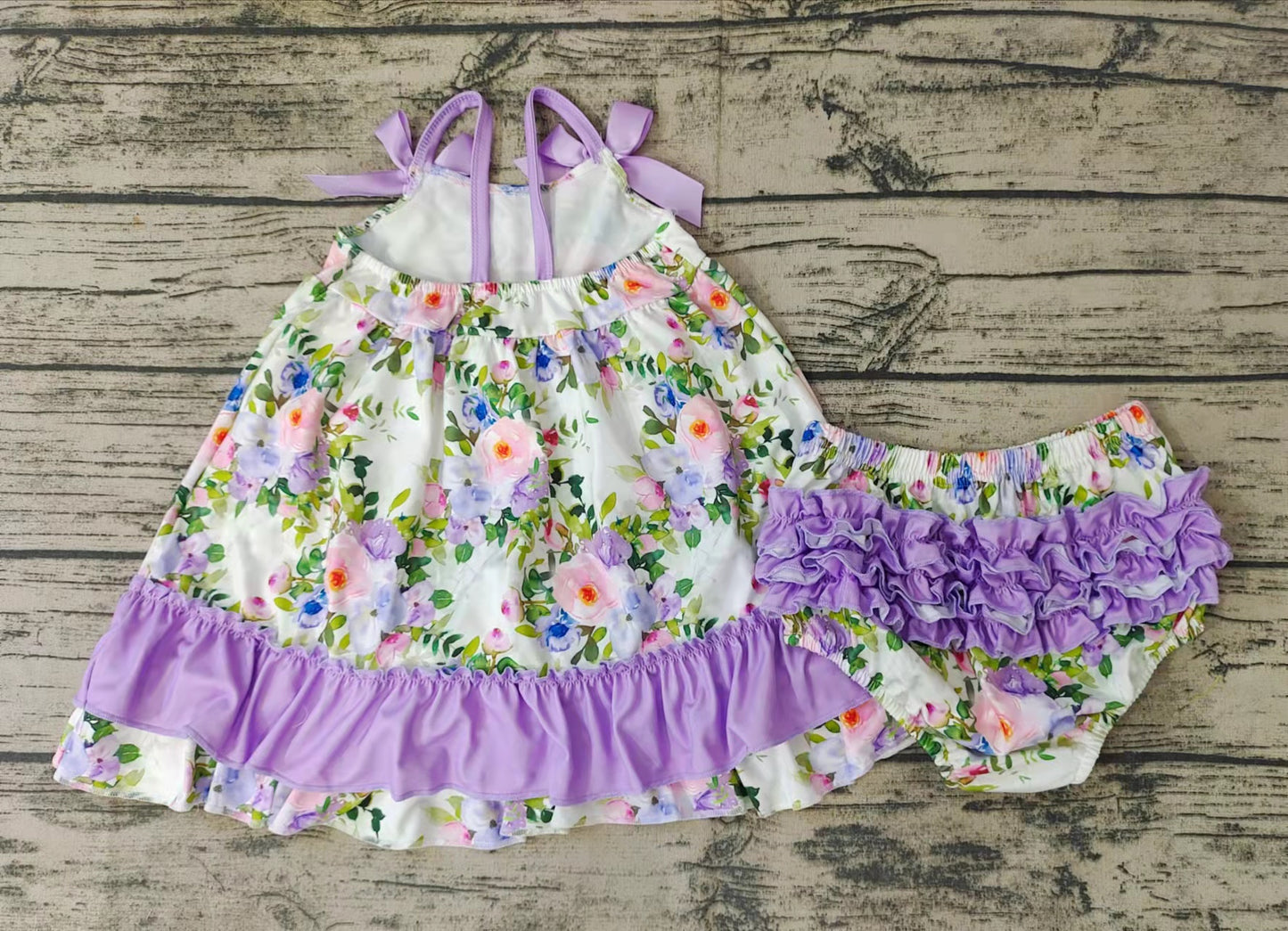 purple flowers bummies