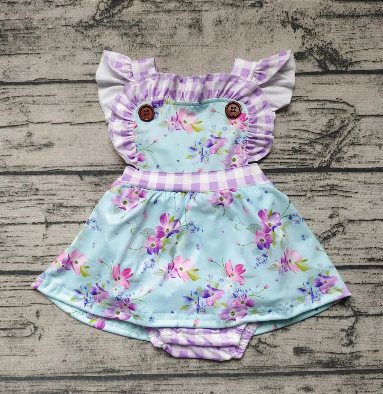 FLOWERS ROMPER