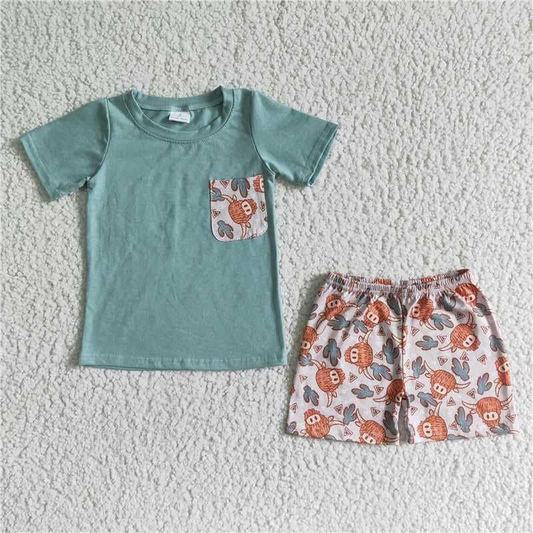 boys summer top with shorts outfits
